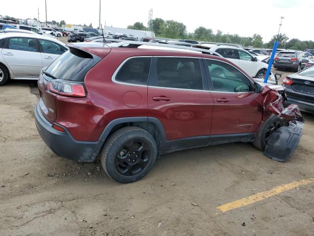 1C4PJLCB2KD241371 - 2019 JEEP CHEROKEE LATITUDE MAROON photo 3