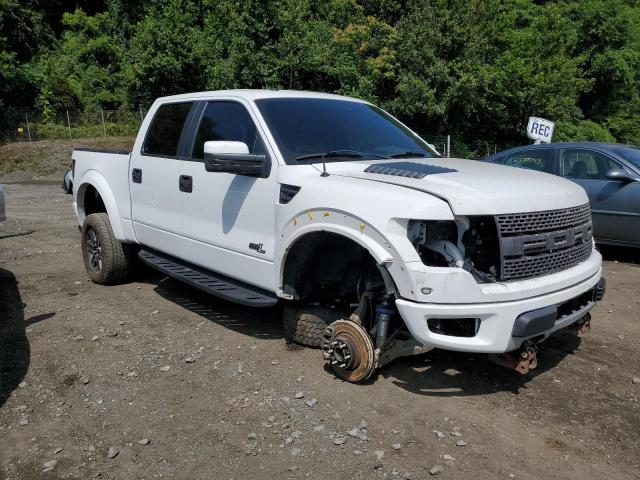 1FTFW1R62EFC04227 - 2014 FORD F150 SVT RAPTOR WHITE photo 4