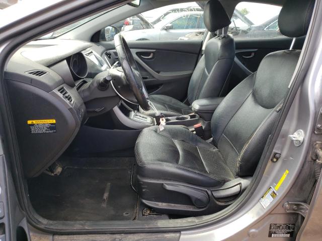 KMHDH4AE6CU461286 - 2012 HYUNDAI ELANTRA GLS GRAY photo 7