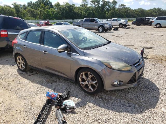 1FADP3N23EL195869 - 2014 FORD FOCUS TITANIUM GRAY photo 4