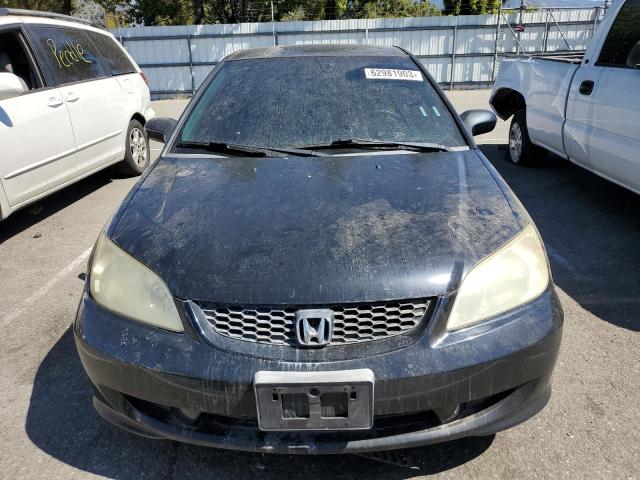 1HGEM221X5L016841 - 2005 HONDA CIVIC DX VP أسود صورة 5
