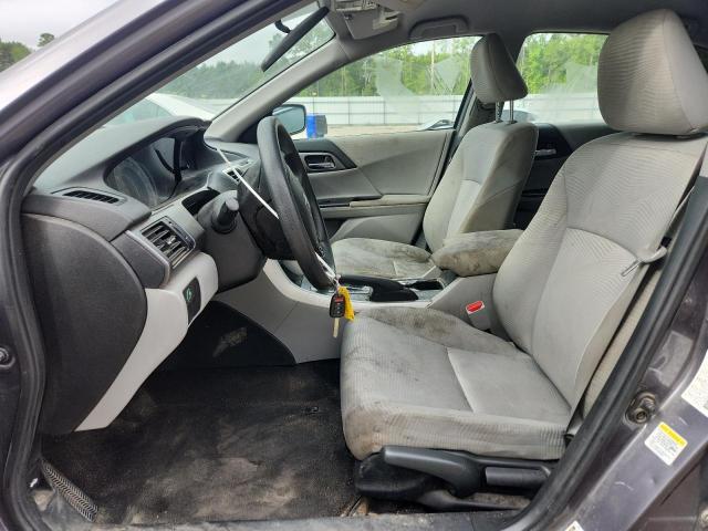 1HGCR2F36FA210123 - 2015 HONDA ACCORD LX GRAY photo 7