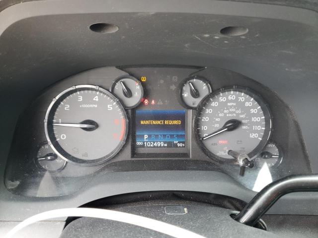 5TFRM5F10HX119811 - 2017 TOYOTA TUNDRA DOUBLE CAB SR/SR5 BLACK photo 9