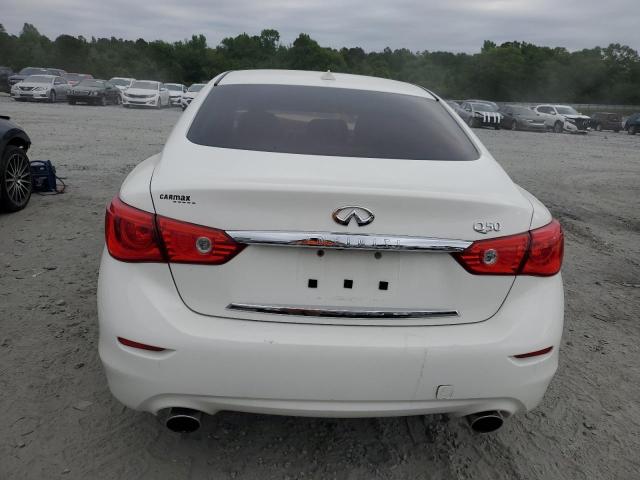 JN1CV7AP7HM641656 - 2017 INFINITI Q50 BASE WHITE photo 6