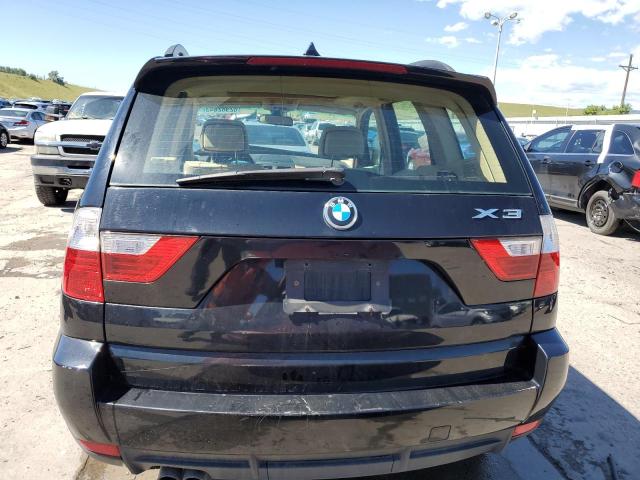 WBXPC93498WJ10548 - 2008 BMW X3 3.0SI BLACK photo 6