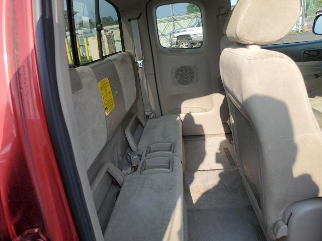 5TEUU42N77Z344599 - 2007 TOYOTA TACOMA ACCESS CAB წითელი ფოტო 10