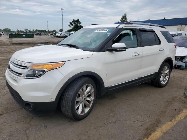 1FM5K8F81FGB14001 - 2015 FORD EXPLORER LIMITED WHITE photo 1