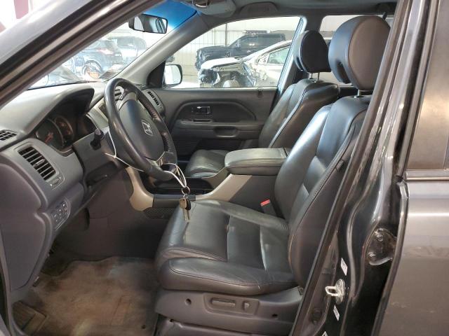 2HKYF18576H532865 - 2006 HONDA PILOT EX BLUE photo 7