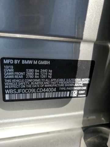 WBSJF0C09LCD44004 - 2020 BMW M5 BASE SILVER photo 12
