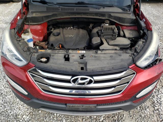 5XYZU3LB4DG091588 - 2013 HYUNDAI SANTA FE S RED photo 11