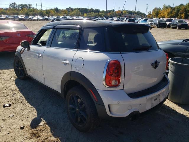 WMWZC5C5XCWL62094 - 2012 MINI COOPER S COUNTRYMAN WHITE photo 3