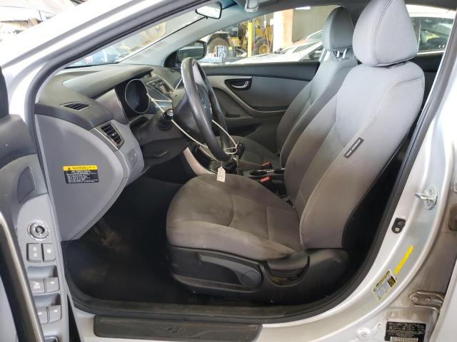 KMHDH4AE7DU593684 - 2013 HYUNDAI ELANTRA GLS SILVER photo 7