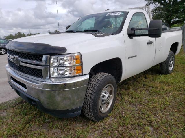 1GC0CVCG5BF124763 - 2011 CHEVROLET SILVERADO C2500 HEAVY DUTY WHITE photo 2