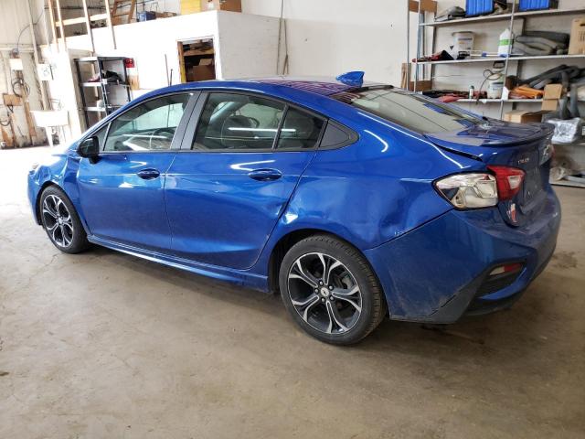 1G1BE5SM3K7101298 - 2019 CHEVROLET CRUZE LT BLUE photo 2