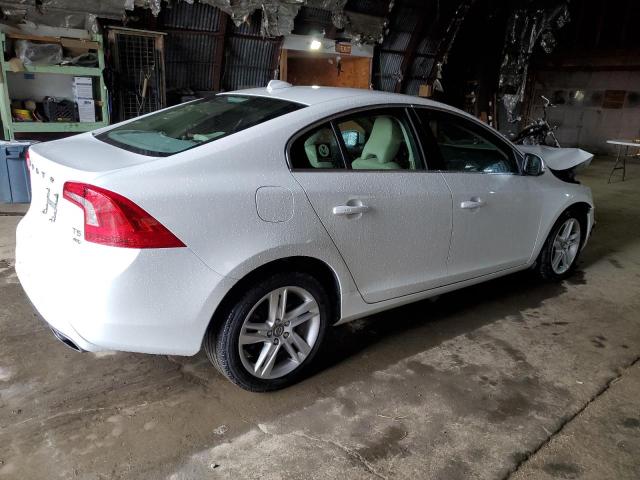 YV1612TB3F1314433 - 2015 VOLVO S60 PREMIER WHITE photo 3