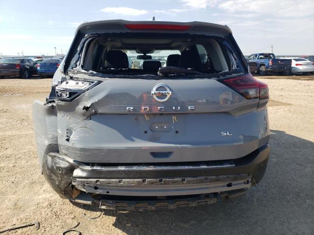 5N1AT3CA9MC691546 - 2021 NISSAN ROGUE SL GRAY photo 6