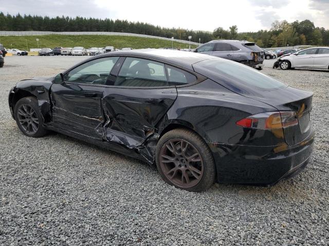 5YJSA1E55MF439542 - 2021 TESLA MODEL S Սև լուսանկար 2