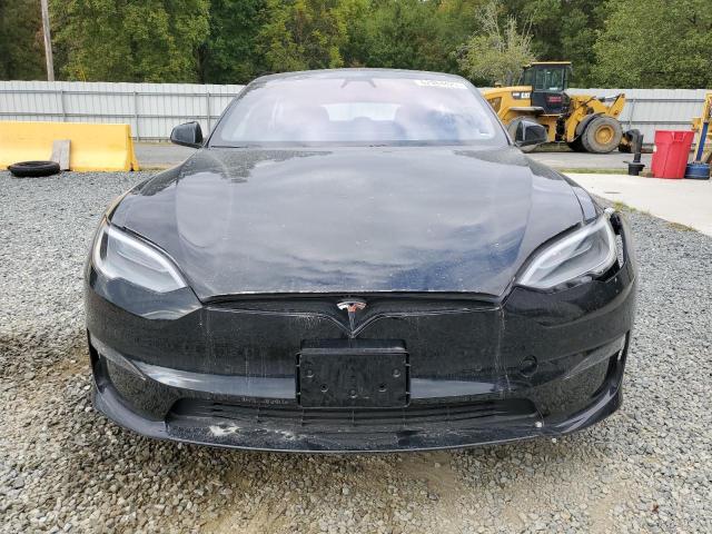5YJSA1E55MF439542 - 2021 TESLA MODEL S Սև լուսանկար 5