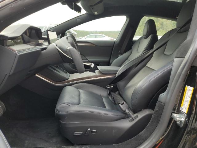 5YJSA1E55MF439542 - 2021 TESLA MODEL S Սև լուսանկար 7