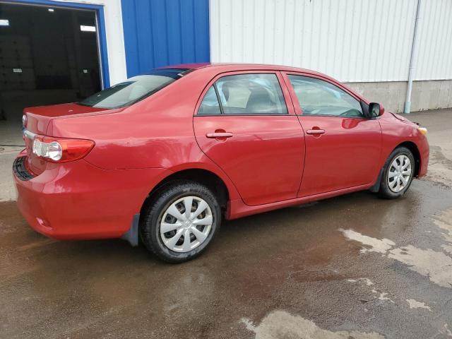 2T1BU4EE2BC600133 - 2011 TOYOTA COROLLA BASE RED photo 3