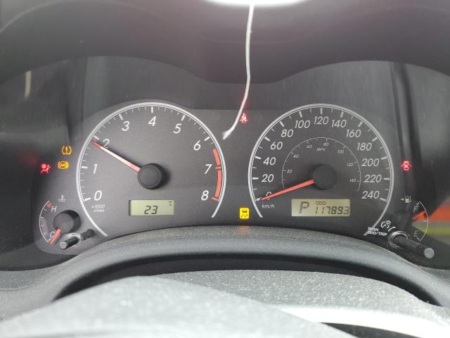 2T1BU4EE2BC600133 - 2011 TOYOTA COROLLA BASE RED photo 9