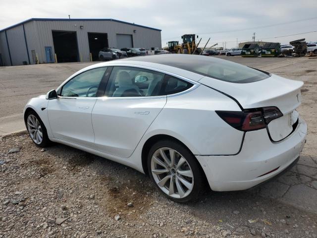 5YJ3E1EB8JF100705 - 2018 TESLA MODEL 3 WHITE photo 2