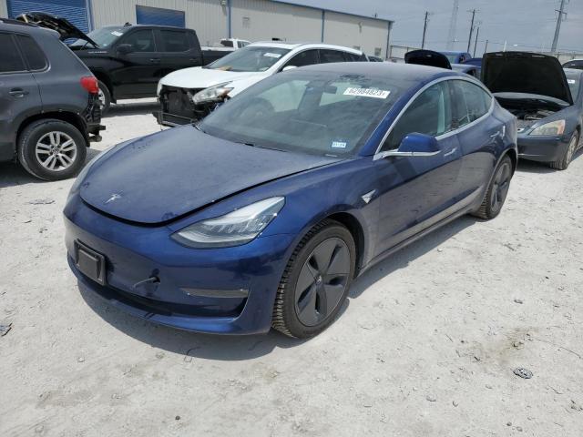 5YJ3E1EA8JF160345 - 2018 TESLA MODEL 3 BLUE photo 1