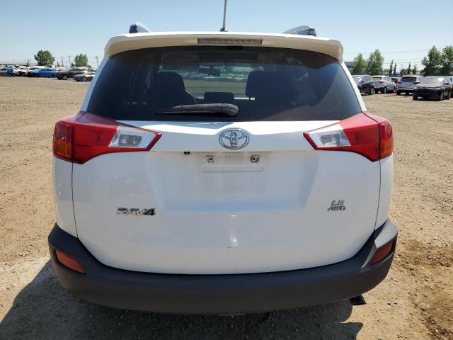 2T3BFREV9EW131351 - 2014 TOYOTA RAV4 LE WHITE photo 6