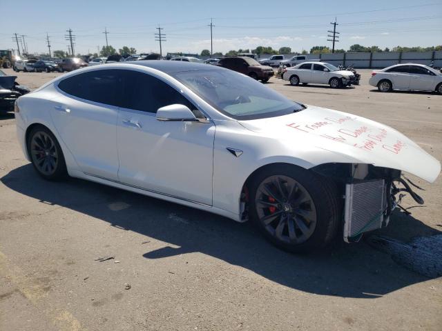 5YJSA1E46KF335453 - 2019 TESLA MODEL S Սպիտակ լուսանկար 4