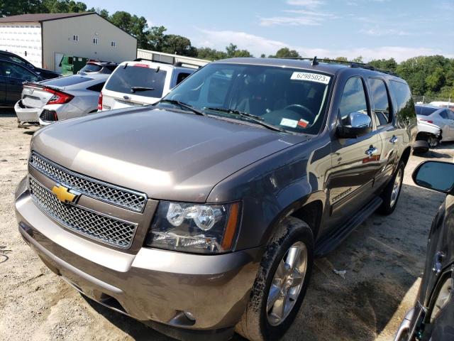 1GNSKHE77ER167277 - 2014 CHEVROLET SUBURBAN K1500 LS TAN photo 1