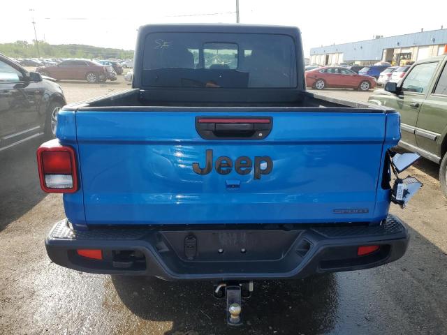 1C6HJTAGXLL215795 - 2020 JEEP GLADIATOR SPORT BLUE photo 6