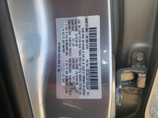 JM3TB3CV8C0350391 - 2012 MAZDA CX-9 SILVER photo 12