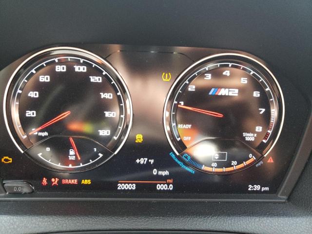 WBS2U7C06L7E14411 - 2020 BMW M2 COMPETITION WHITE photo 9