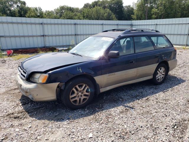 4S3BH6652Y7659658 - 2000 SUBARU LEGACY OUTBACK BLUE photo 1