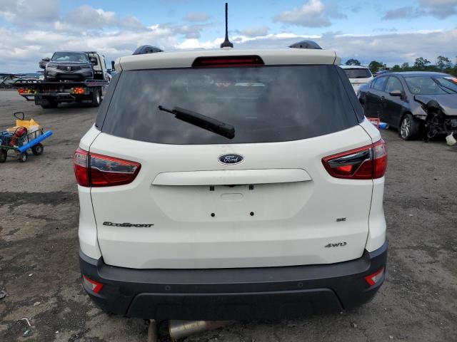 MAJ6P1UL5JC171137 - 2018 FORD ECOSPORT SE WHITE photo 6