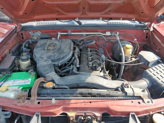 1N6DD26S8YC377807 - 2000 NISSAN FRONTIER KING CAB XE RED photo 11