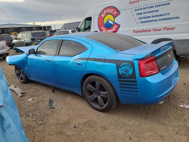 2B3LA73W28H163826 - 2008 DODGE CHARGER SRT-8 BLUE photo 2