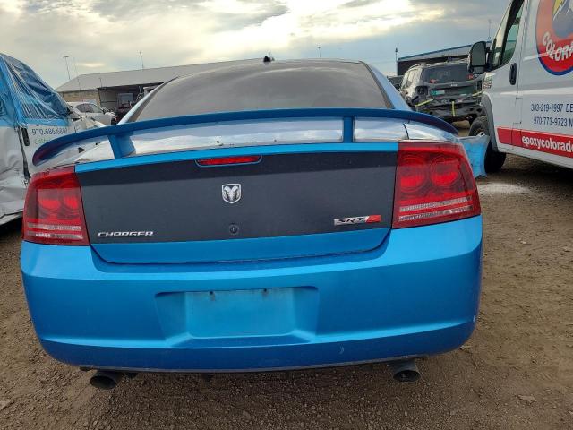 2B3LA73W28H163826 - 2008 DODGE CHARGER SRT-8 BLUE photo 6