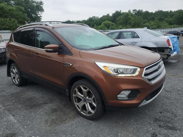 1FMCU9JD4HUA31260 - 2017 FORD ESCAPE TITANIUM BROWN photo 4