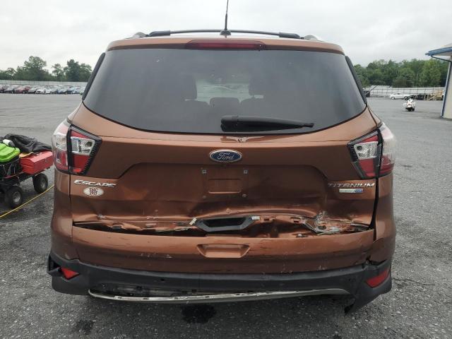 1FMCU9JD4HUA31260 - 2017 FORD ESCAPE TITANIUM BROWN photo 6