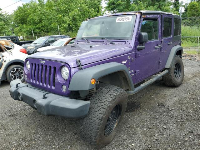 1C4BJWDG7JL882381 - 2018 JEEP WRANGLER U SPORT PURPLE photo 1