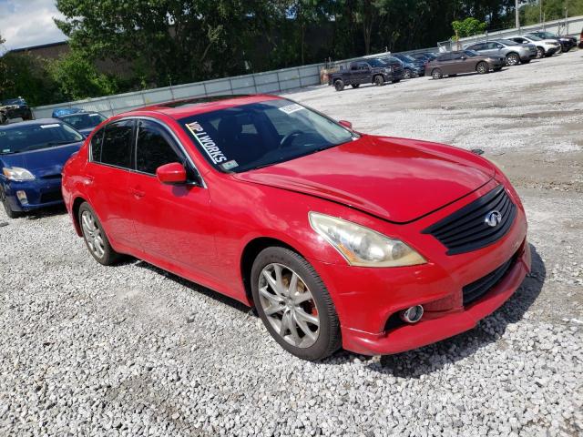 JN1CV6AR4CM678832 - 2012 INFINITI G37 RED photo 4