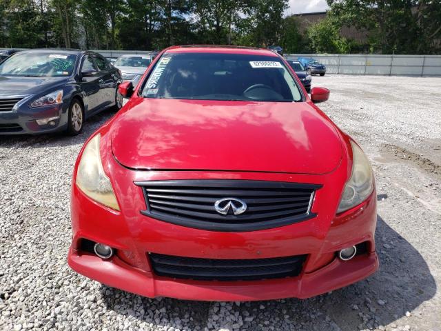 JN1CV6AR4CM678832 - 2012 INFINITI G37 RED photo 5