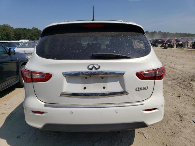 5N1CL0MM8EC530171 - 2014 INFINITI QX60 HYBRID WHITE photo 6