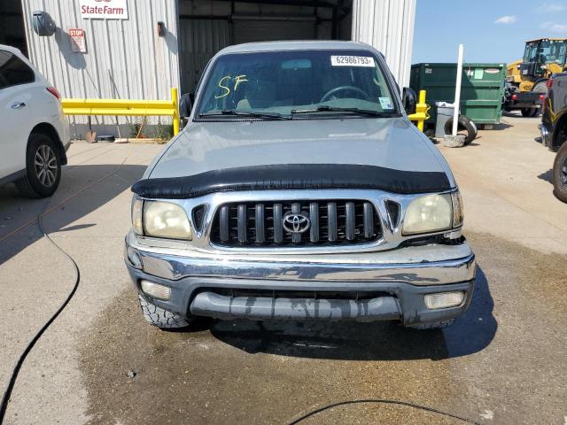 5TEGN92NX4Z400862 - 2004 TOYOTA TACOMA DOUBLE CAB PRERUNNER SILVER photo 5