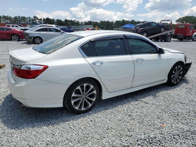 1HGCR2F57FA248963 - 2015 HONDA ACCORD SPORT WHITE photo 3