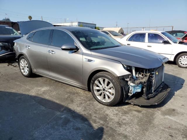 5XXGU4L38JG237609 - 2018 KIA OPTIMA EX GRAY photo 4