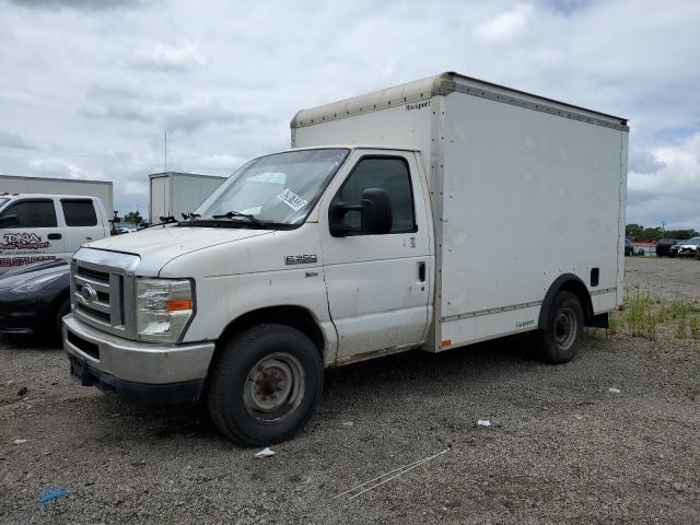 1FDSE3FL7BDB36453 - 2011 FORD ECONOLINE E350 SUPER DUTY CUTAWAY VAN WHITE photo 1