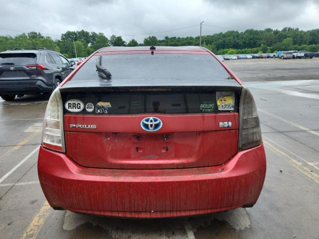 JTDKN3DU7A0029053 - 2010 TOYOTA PRIUS წითელი ფოტო 6