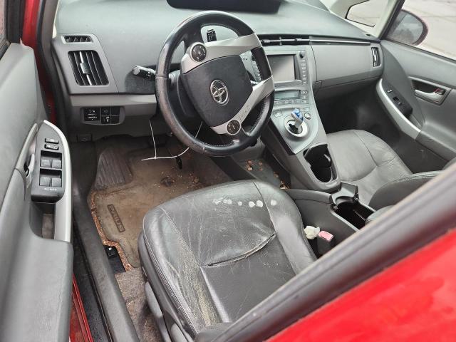 JTDKN3DU7A0029053 - 2010 TOYOTA PRIUS წითელი ფოტო 8